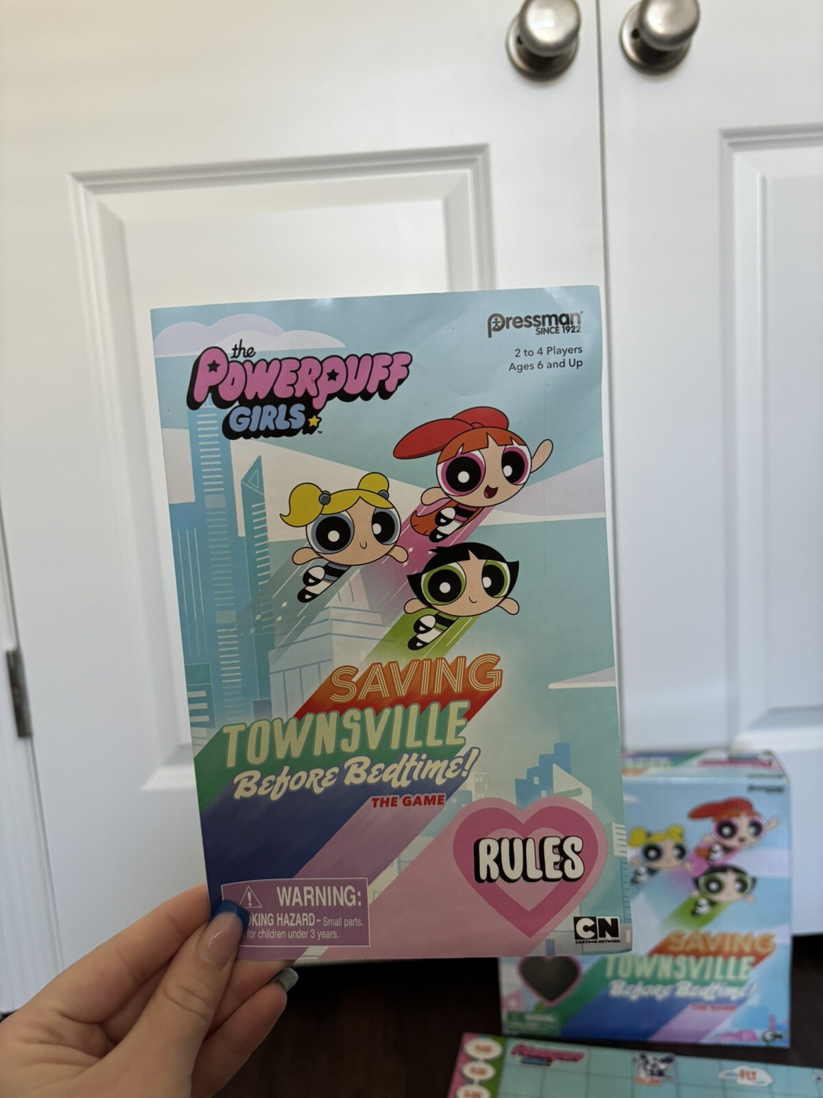 Powerpuff Girls Board Game Saving Townsville Before Bedtime Cartoon Network 2016