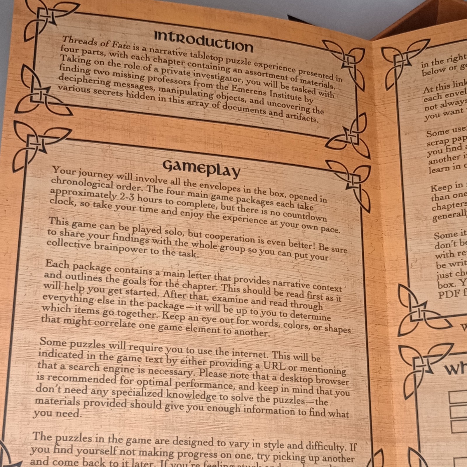 PostCurious Remastered Threads of Fate Norse Puzzle Game 1 Player 14+ 2023