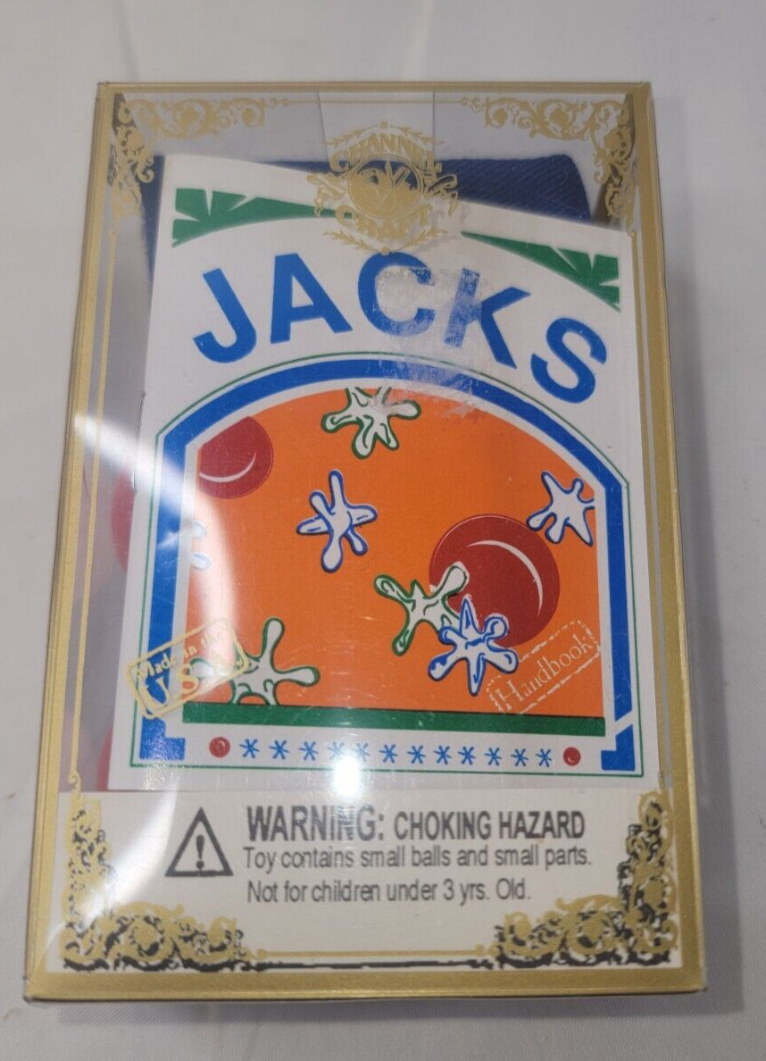 Vintage Jacks Game. Channelcraft Jacks In Original Plastic Case