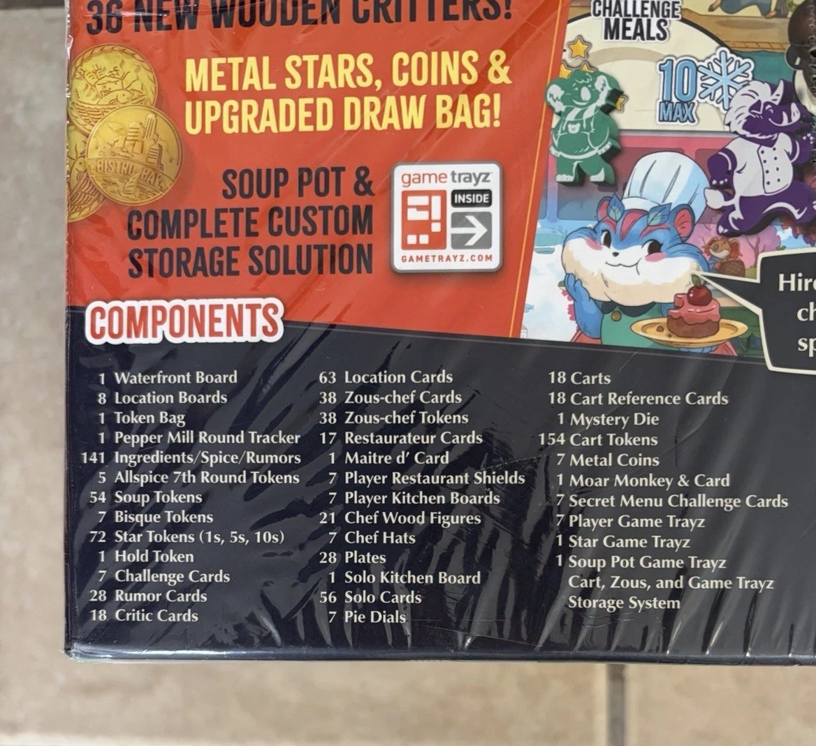 Cardboard Alchemy Board Game Critter Kitchen (Deluxe Kickstarter Ed)