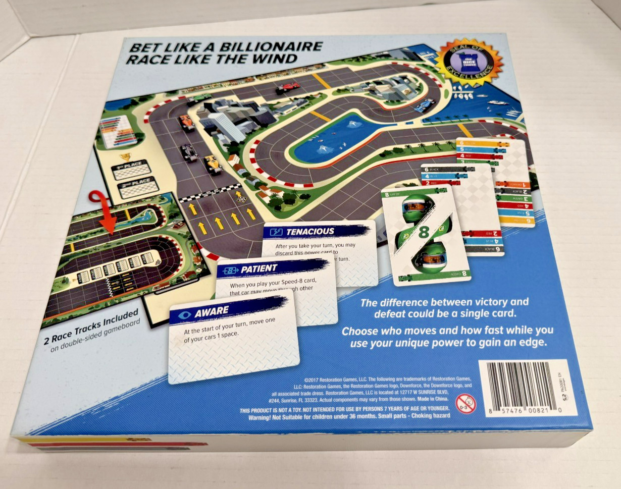 Downforce | Goliath Games | EX/EX | Target Ed | Restoration Games | Race Game |