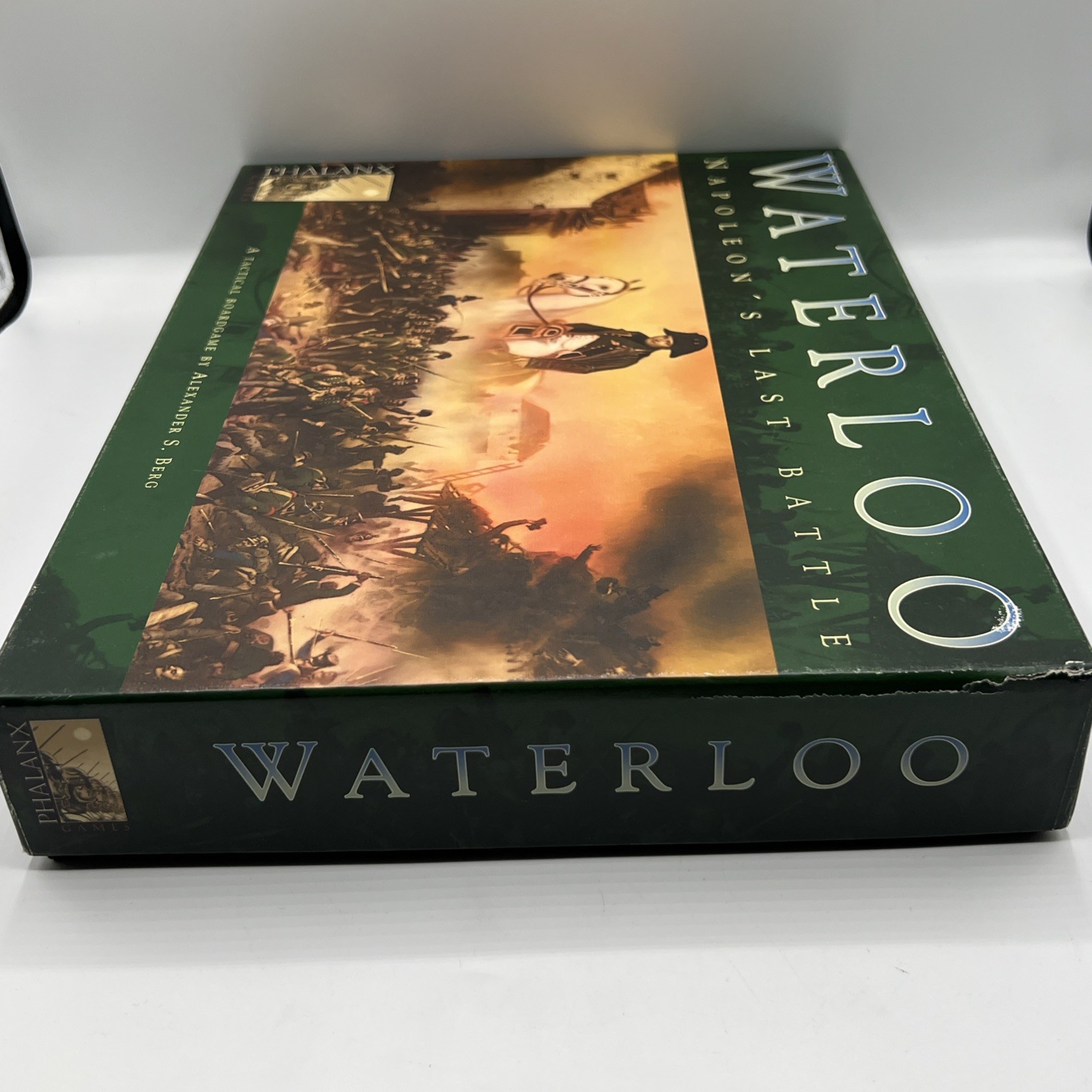 Waterloo Napoleon’s Last Battle Board Game by Alex Berg 2001 Complete In Box!