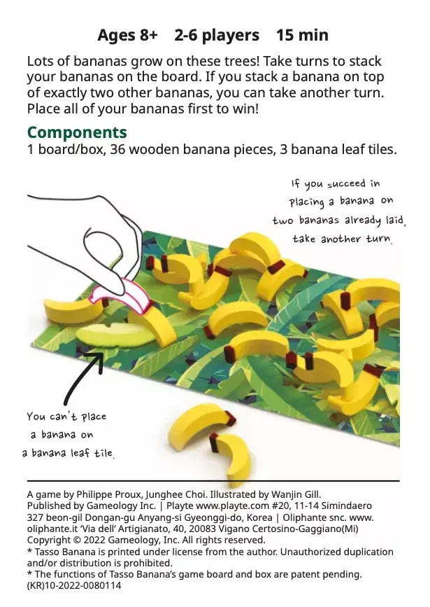 TASSO BANANA (2022) 25th Century Games
