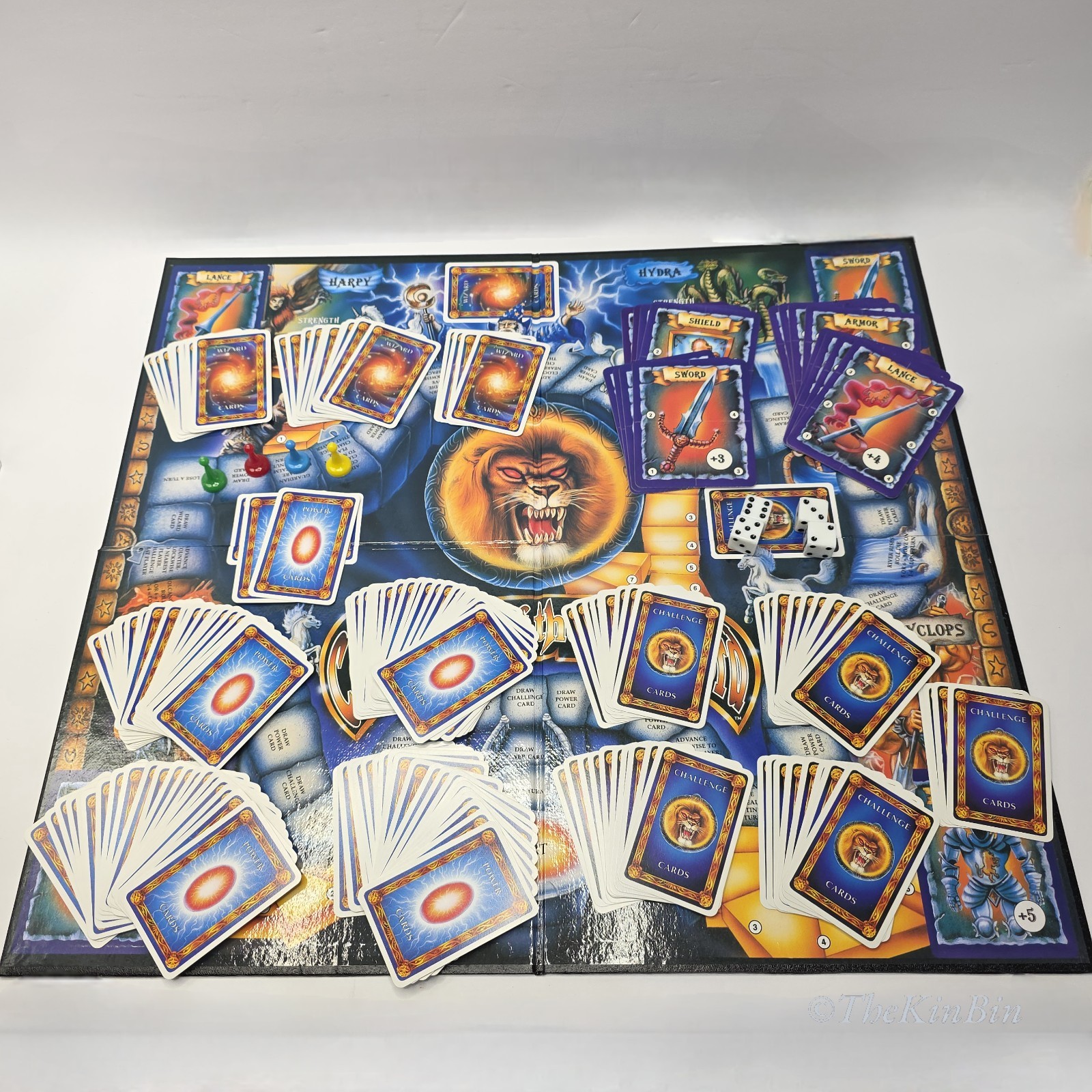 Challenge Of The Lion Lord 1995 Board Game Rare Vintage 100% Complete GUC