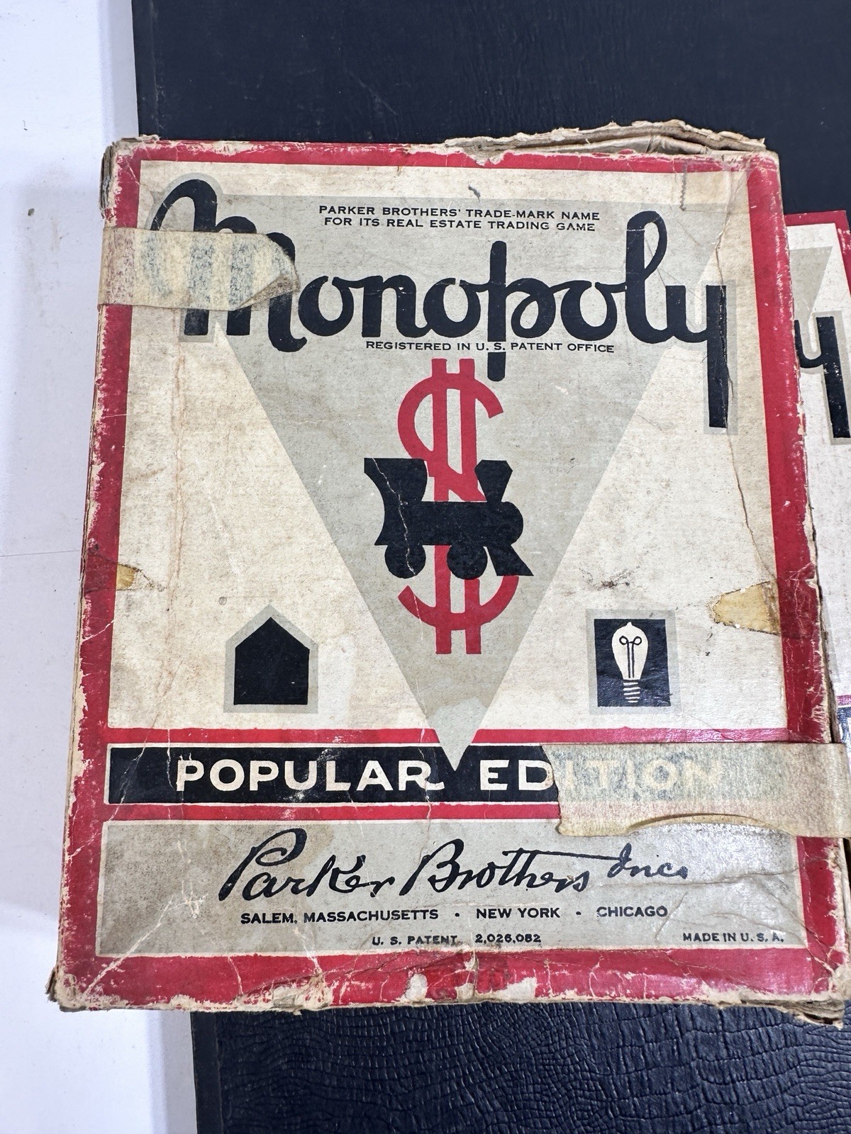 Vintage Monopoly Games 1940- 1950s Popular Edition 3 Boxes & 2 Boards