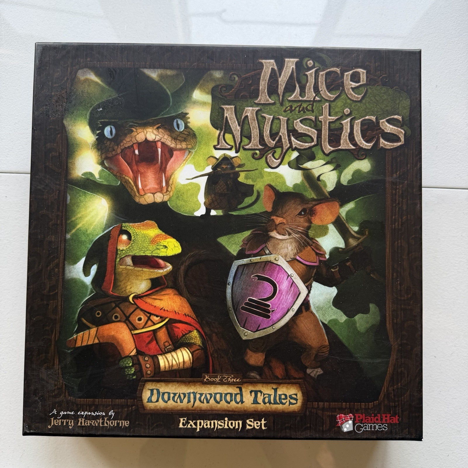 Mice and Mystics Downwood Tales Expansion Set Miniatures Cards Wrapped