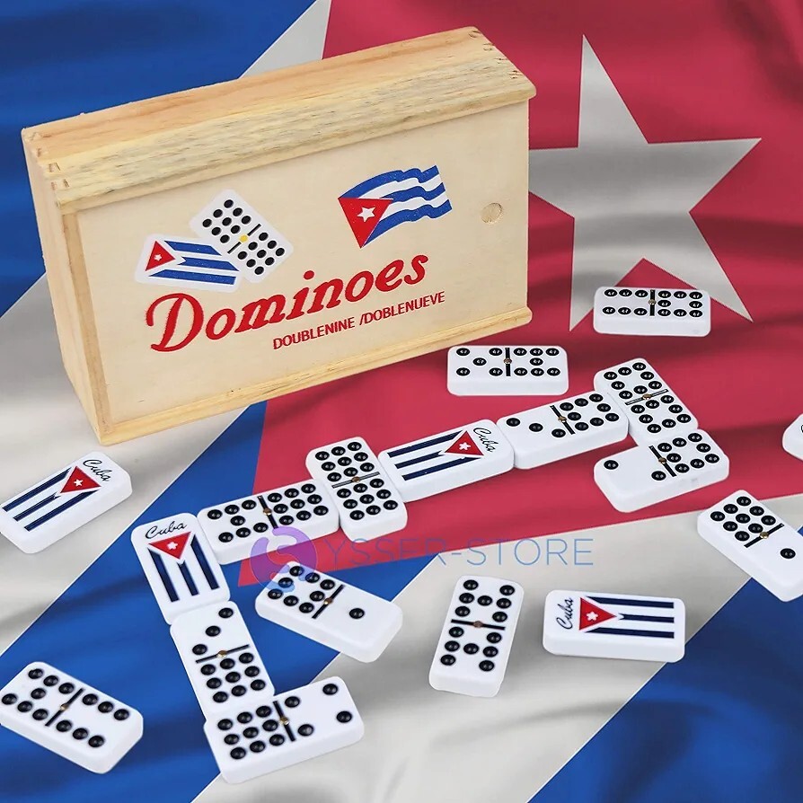 Domino Cuban (DOMINO CUBANO DOBLE NUEVE) double NINE DOMINOES Fun Game Juego