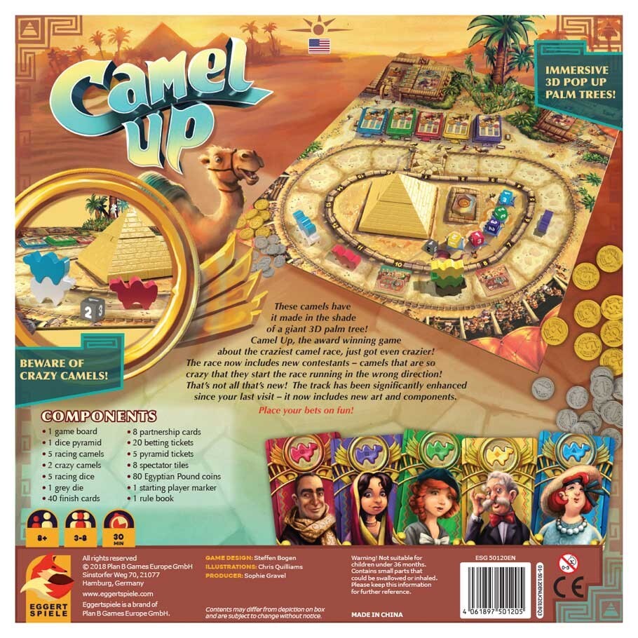 Camel Up 2.0 Board Game by Pretzel Games/Asmodee ASMPG3070 Cup