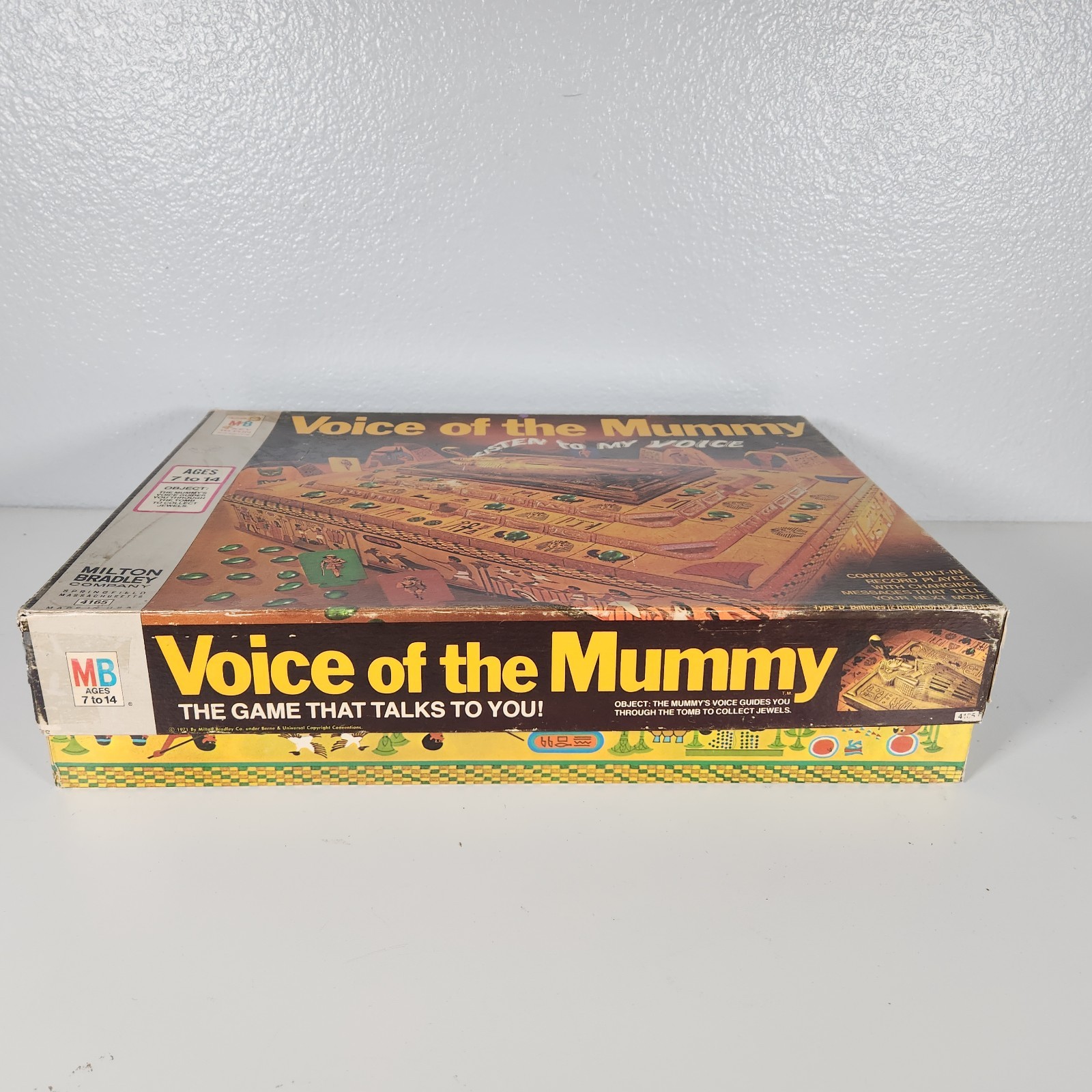 1971 Voice of the Mummy – Red Jewels Game Milton Bradley Complete/Not working