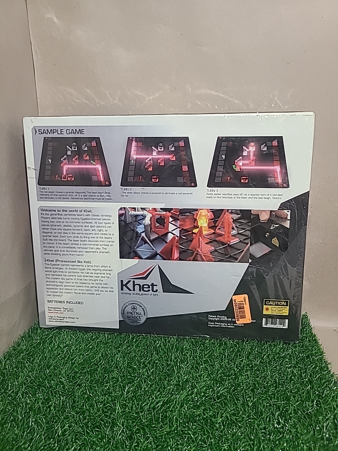 Khet The Laser Game Board Game Mensa Select Strategy Chess Egypt New Sealed