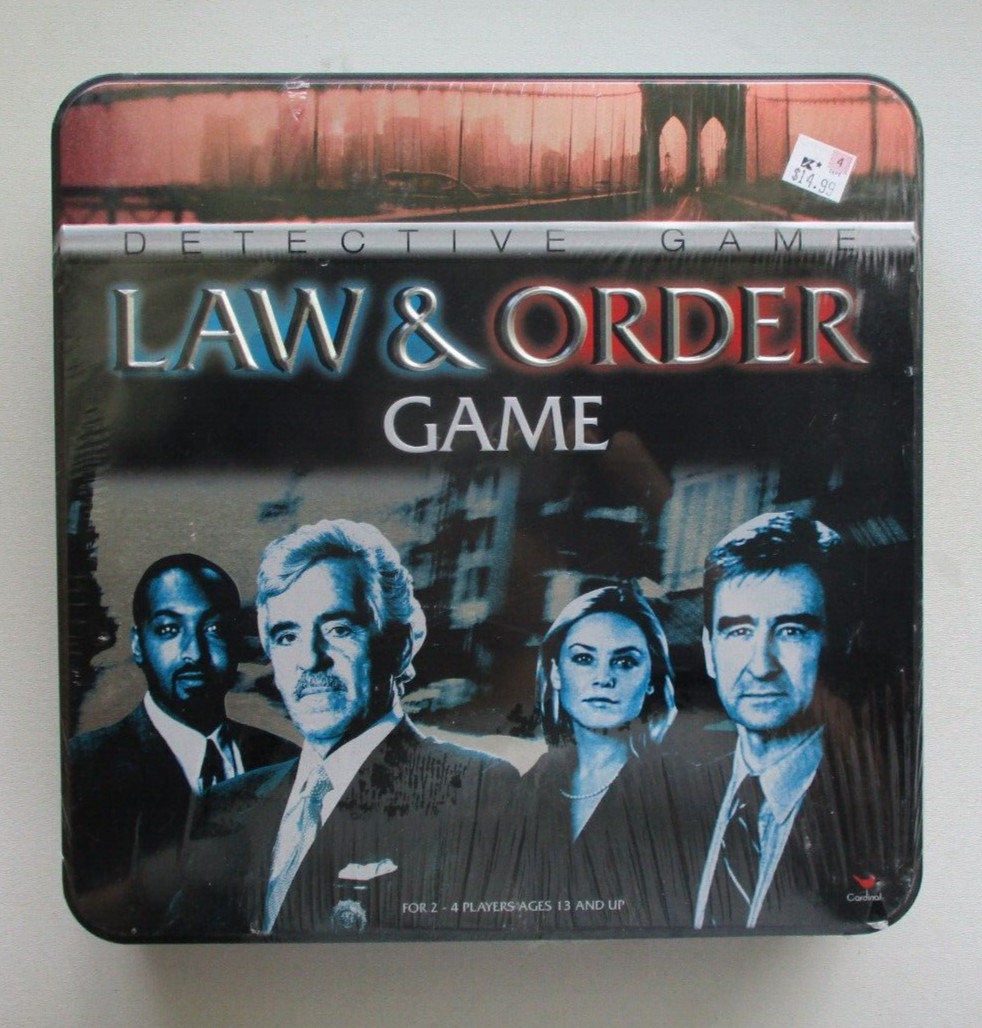 NEW Law And Order Detective Board Game *Factory Sealed * Vintage