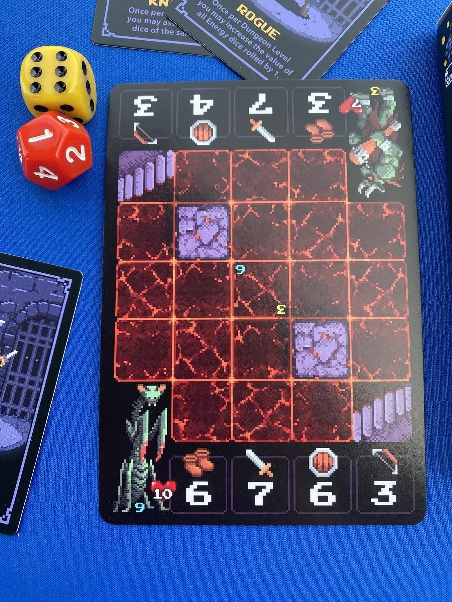 One Card Dungeon M Guf yn Expansion Tabletop Game Multicolored 10cm x 18cm