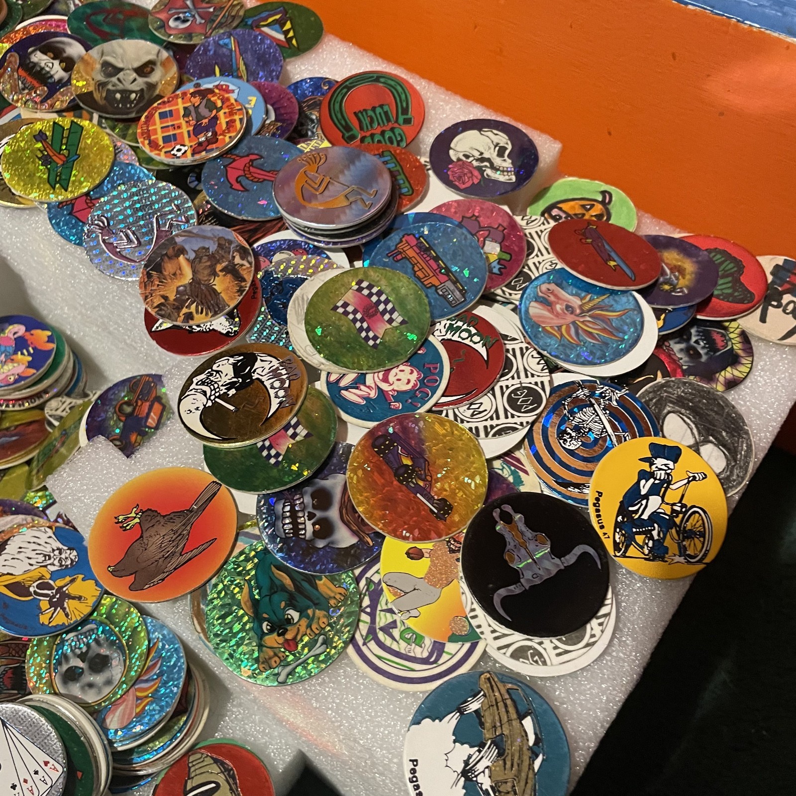 Rare lot of POG Slammers! 550+ POGs – Excellent Variety Of Milk Caps 90’s Fidget