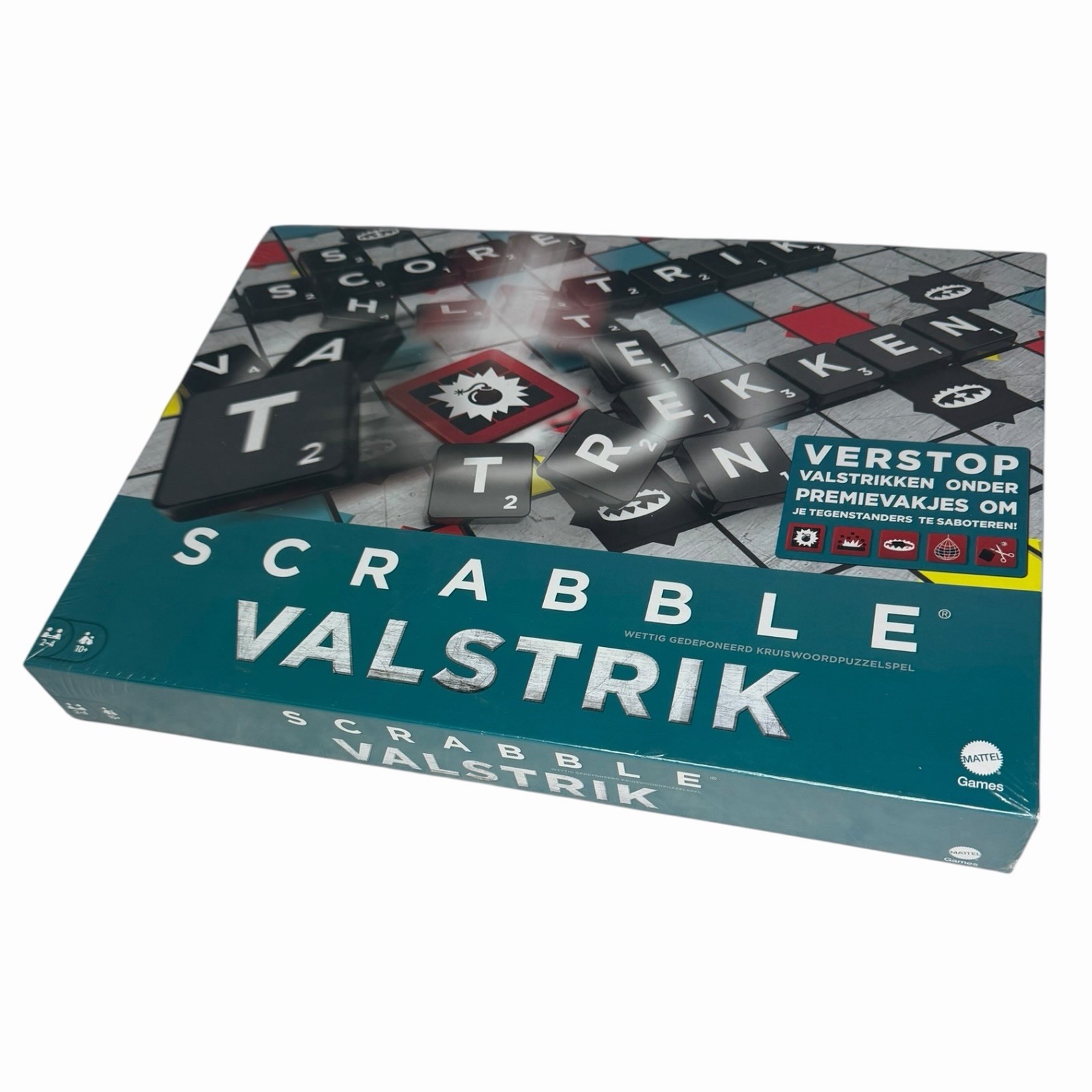 2022 Mattel Scrabble Valstrik (Trap Tiles) Dutch Edition – New / Sealed