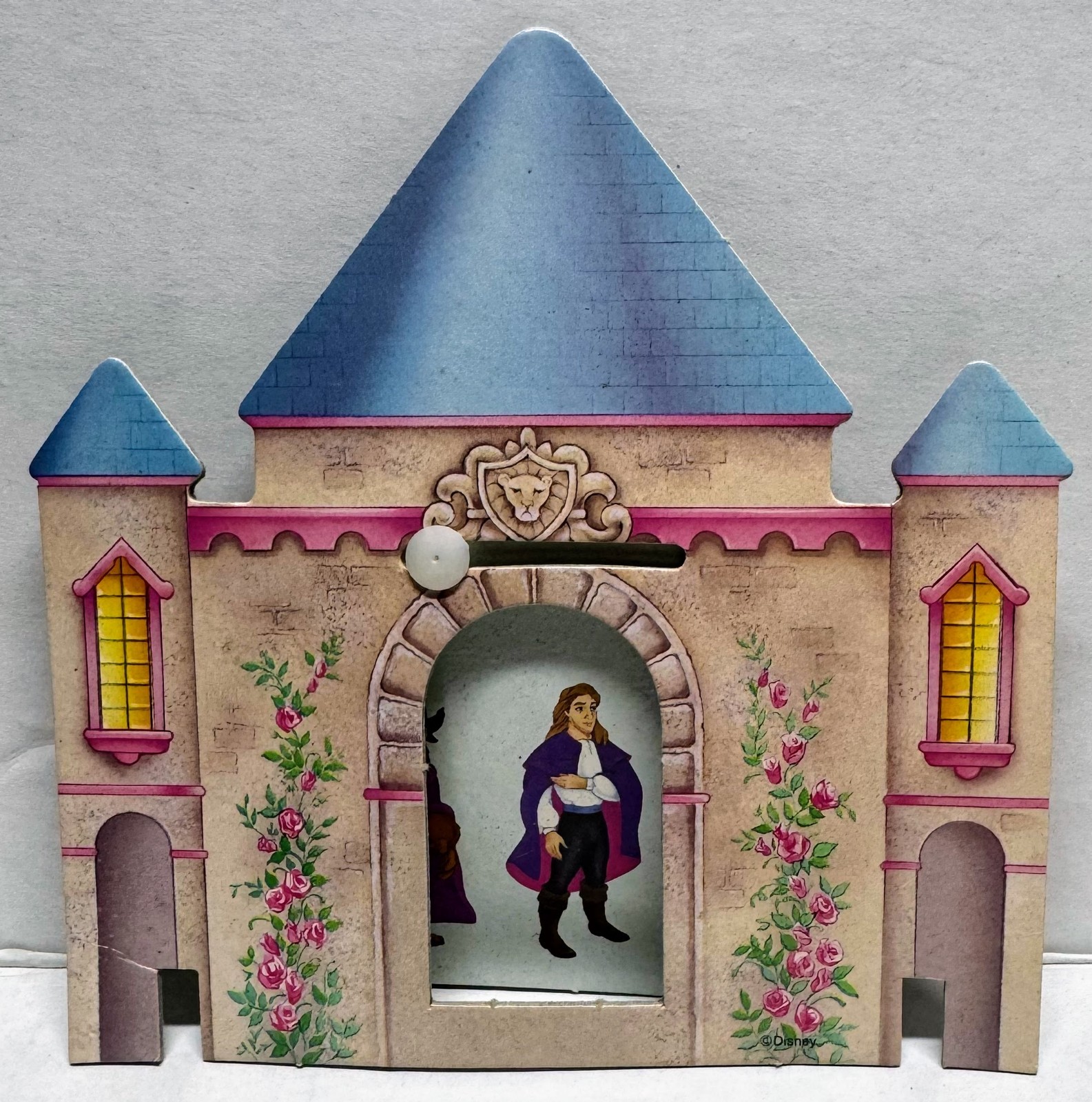 Vintage 1991 Disney Beauty and the Beast 3-D Board Game Milton Bradley #4204 MB
