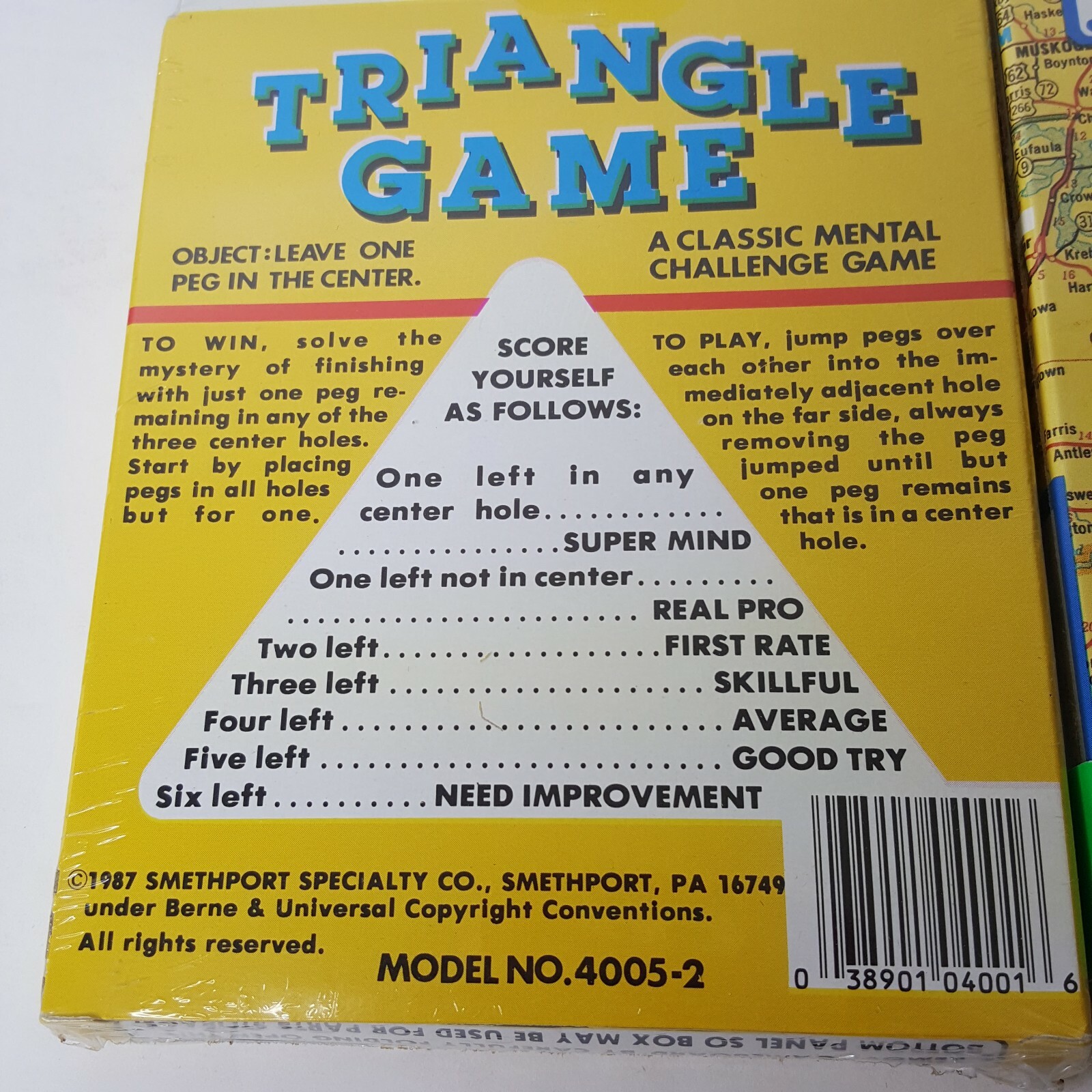 Travel Auto Bingo Triangle Toss Tac Toe VTG Handheld Roadtrip Games NOS Sealed