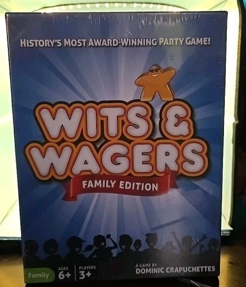 Wits and Wagers Family Edition Board Game by North Star Games, Brand New, Sealed