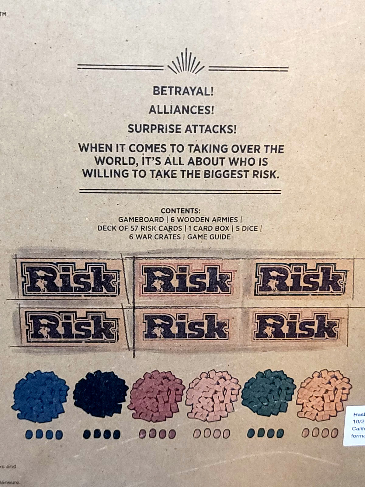 RISK Wooden Collector’s Edition 2016 Target Exclusive New See Pics/Desc