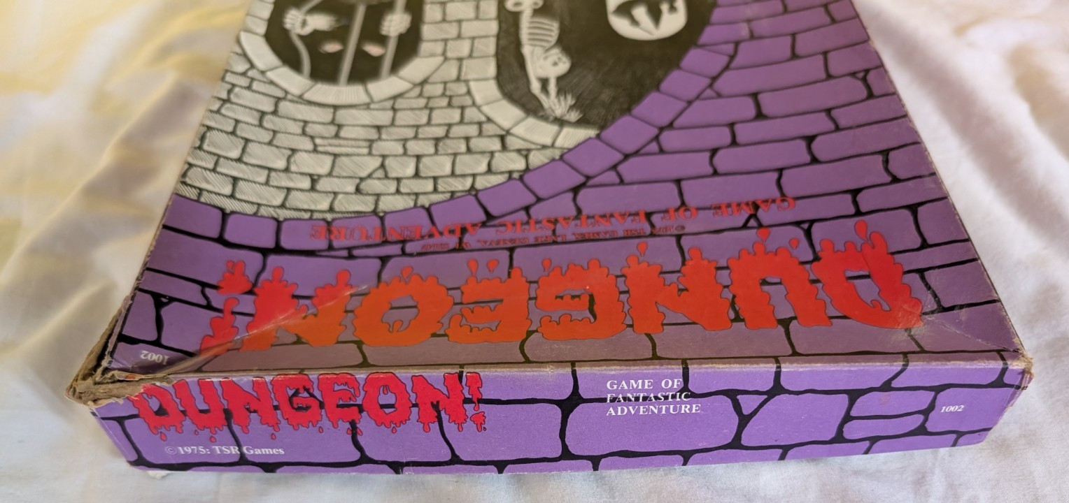 TSR Dungeon Board Game 1975 1002