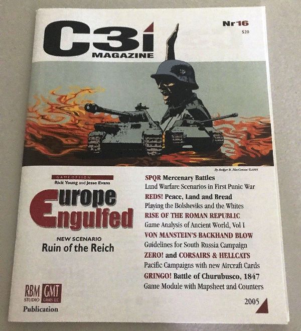 GMT C3i #16, with new Gringo battle module, Aleutian Down in Flames set, UP