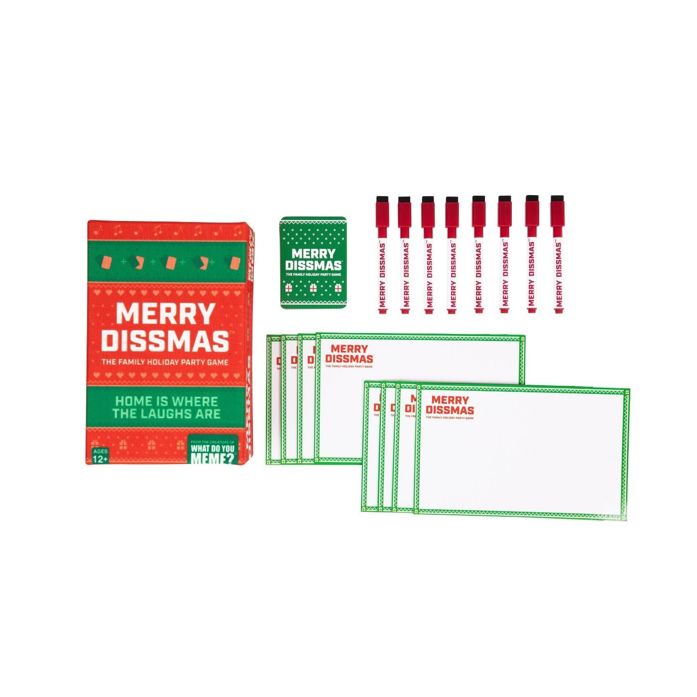 Merry Dissmas Game Christmas Holiday Family Party Game