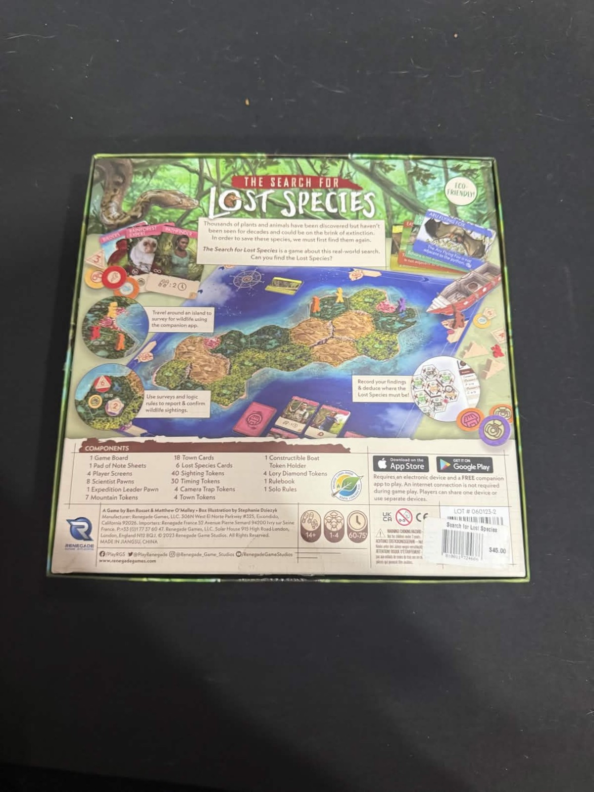 The Search for Lost Species Game NIB Unopened