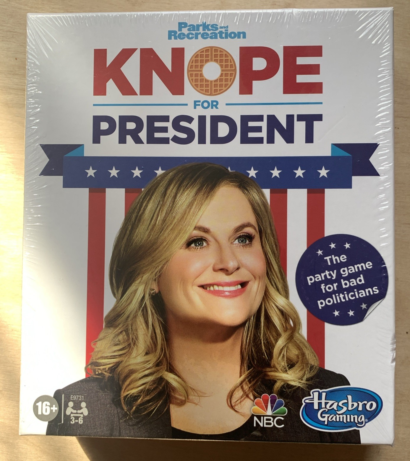 Knope For President Party Card Game NEW -NBC Parks & Recreation Hasbro Ages 16+