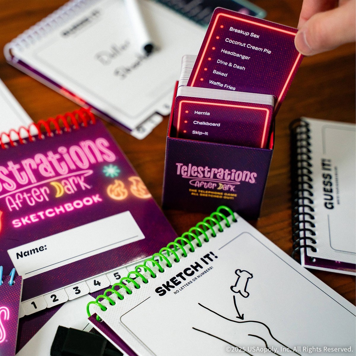 The Op Games Telestrations After Dark 6 Player Game: Party for 4-6 Participants