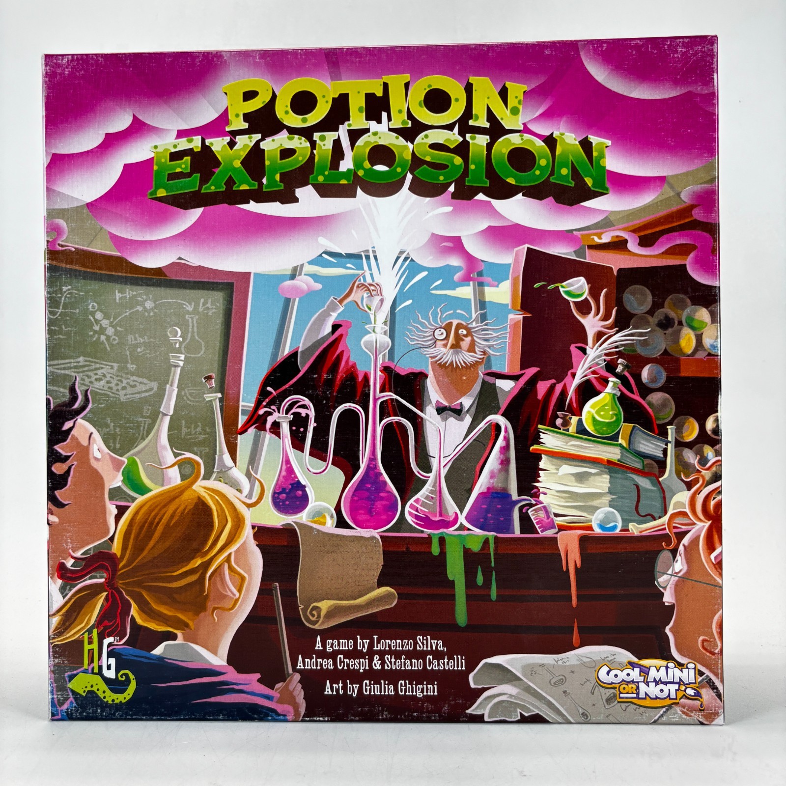 Potion Explosion Board Game 2016 First Edition CMON Horrible Games – Complete