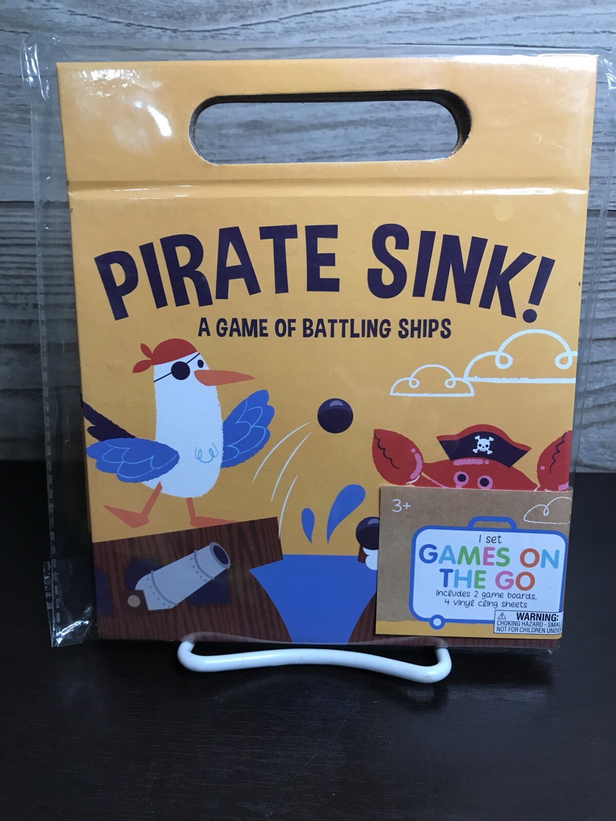 Games On The Go Pirate Sink!! Ages 3& Up A Game Of Battling Ships
