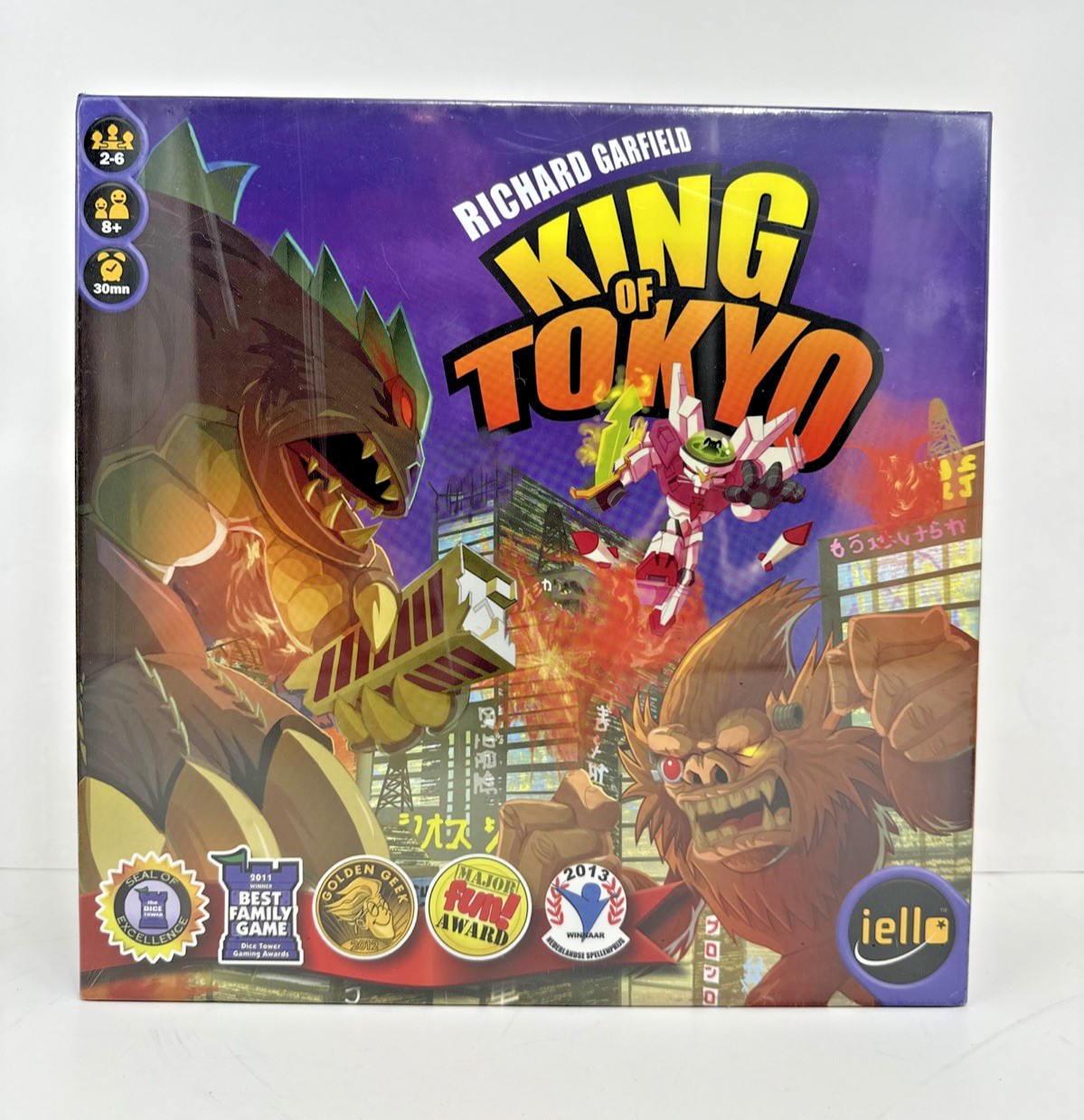 New Sealed King of Tokyo Monster Board Game Richard Garfield 2014 iello Strategy