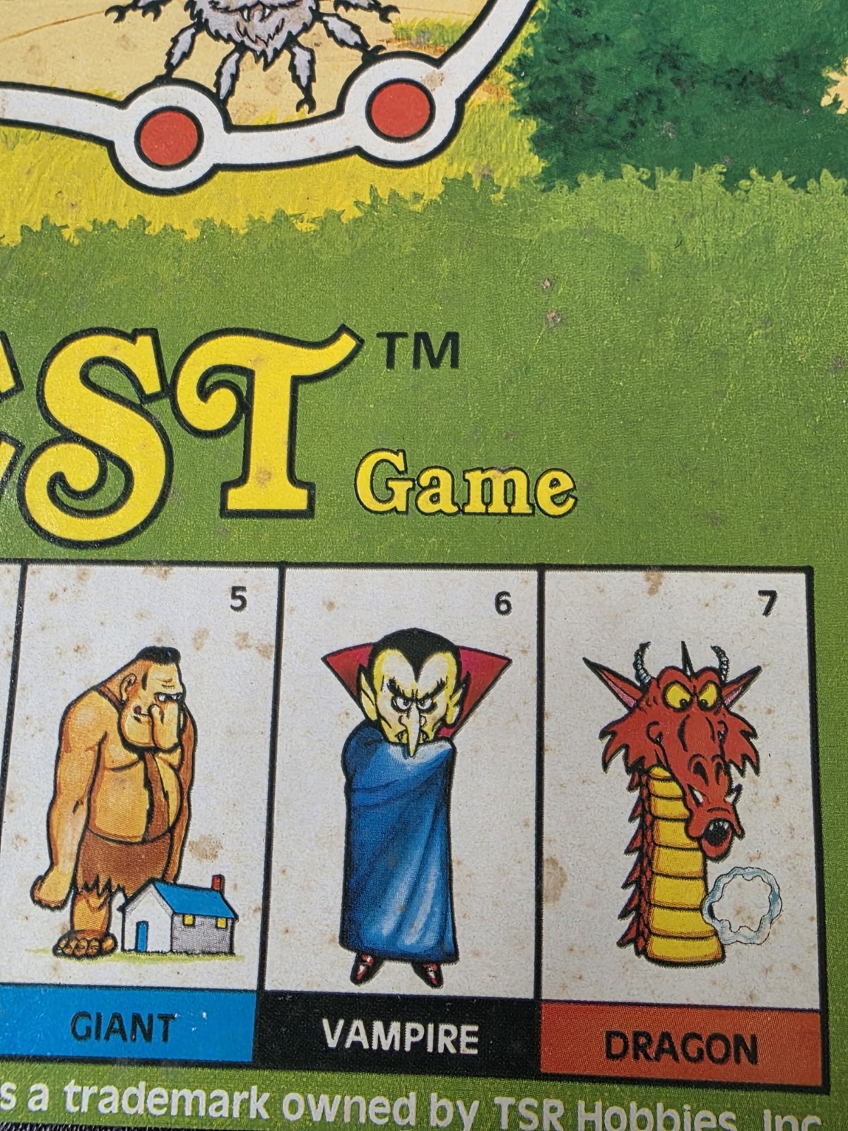 Vintage Rare TSR Fantasy Forest Board Game 1980 Complete Kids Dungeons & Dragons