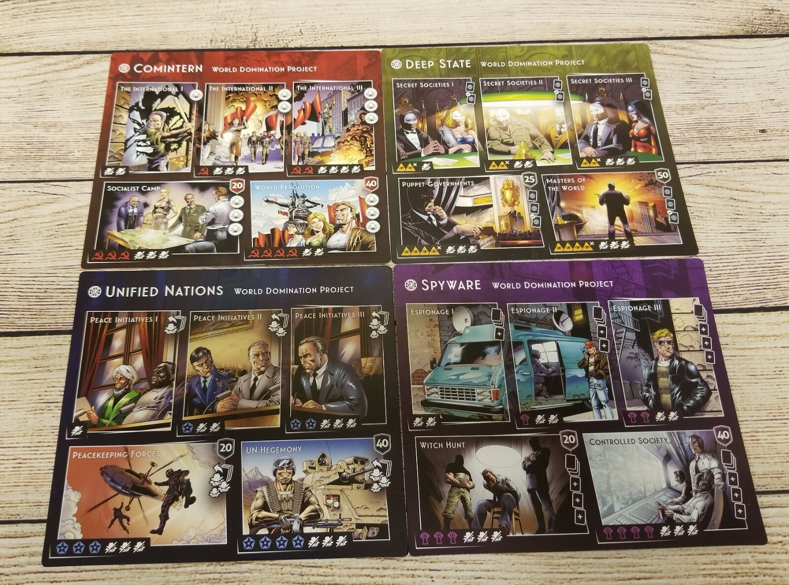 Deep State New World Order Kickstarter 2020 ALL-IN by CrowD Games SEALED