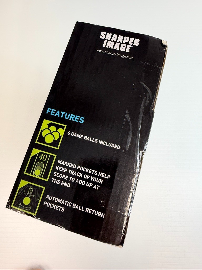 Sharper Image Desktop Arcade Shootout Challenge Game Play Collect Work Party Ni