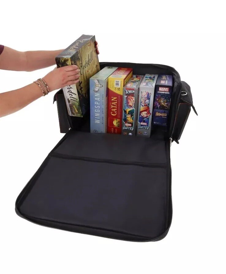 BCW SPECTRUM BOARD GAME BAG⚫️BLACK⚫️MTG✅D&D🔥POKÉMON ✅WARHAMMER🔥NEW🔥20x12x13
