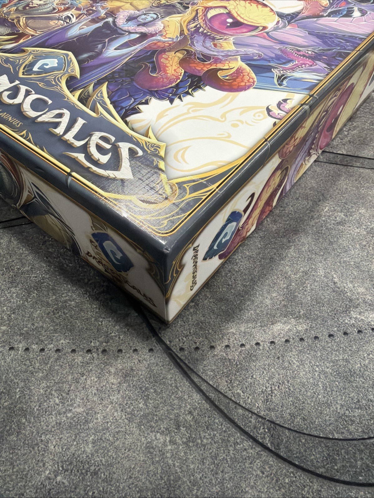 Dragonscales Board Game +Dice Tower Promo Cards Arcane Wonders Richard Launius
