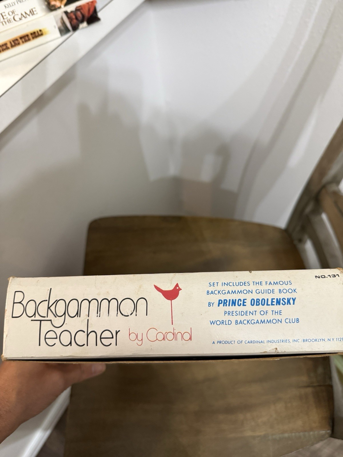 Backgammon Teacher By Cardinal Game Vintage NO. 131 1970’s Obolensky Guide Book