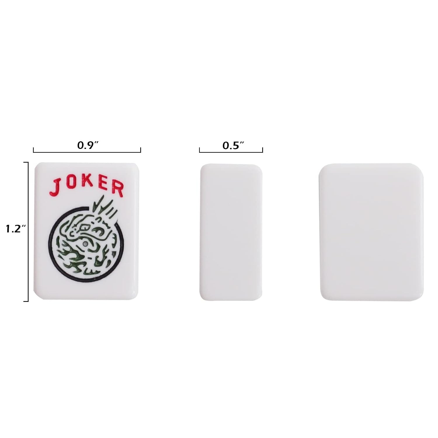 American Mahjong Game Set 166 Premium White Mahjong Tiles All-in-One Color