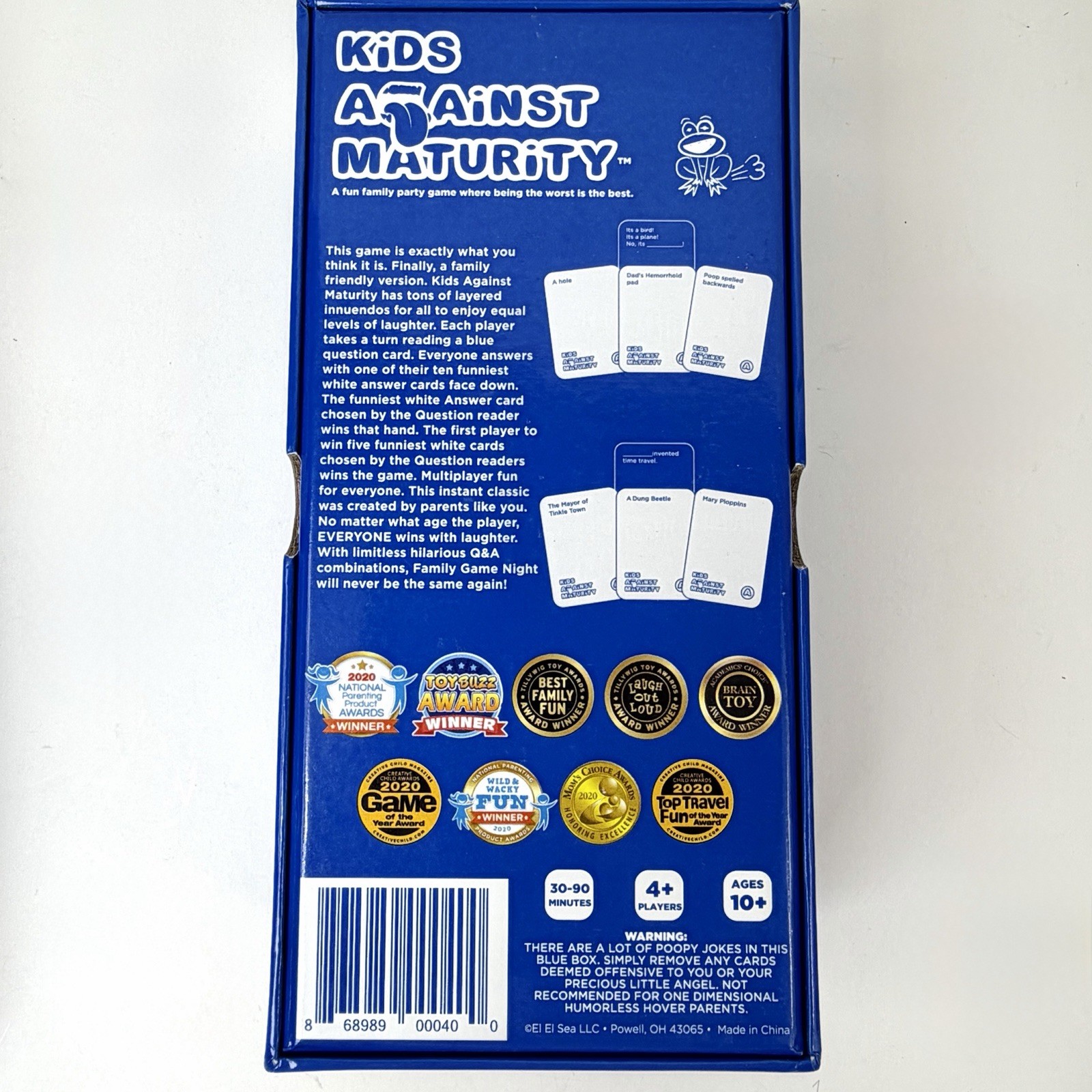 Kids Against Maturity Family Card Game Complete Party Game Ages 10+ Fun