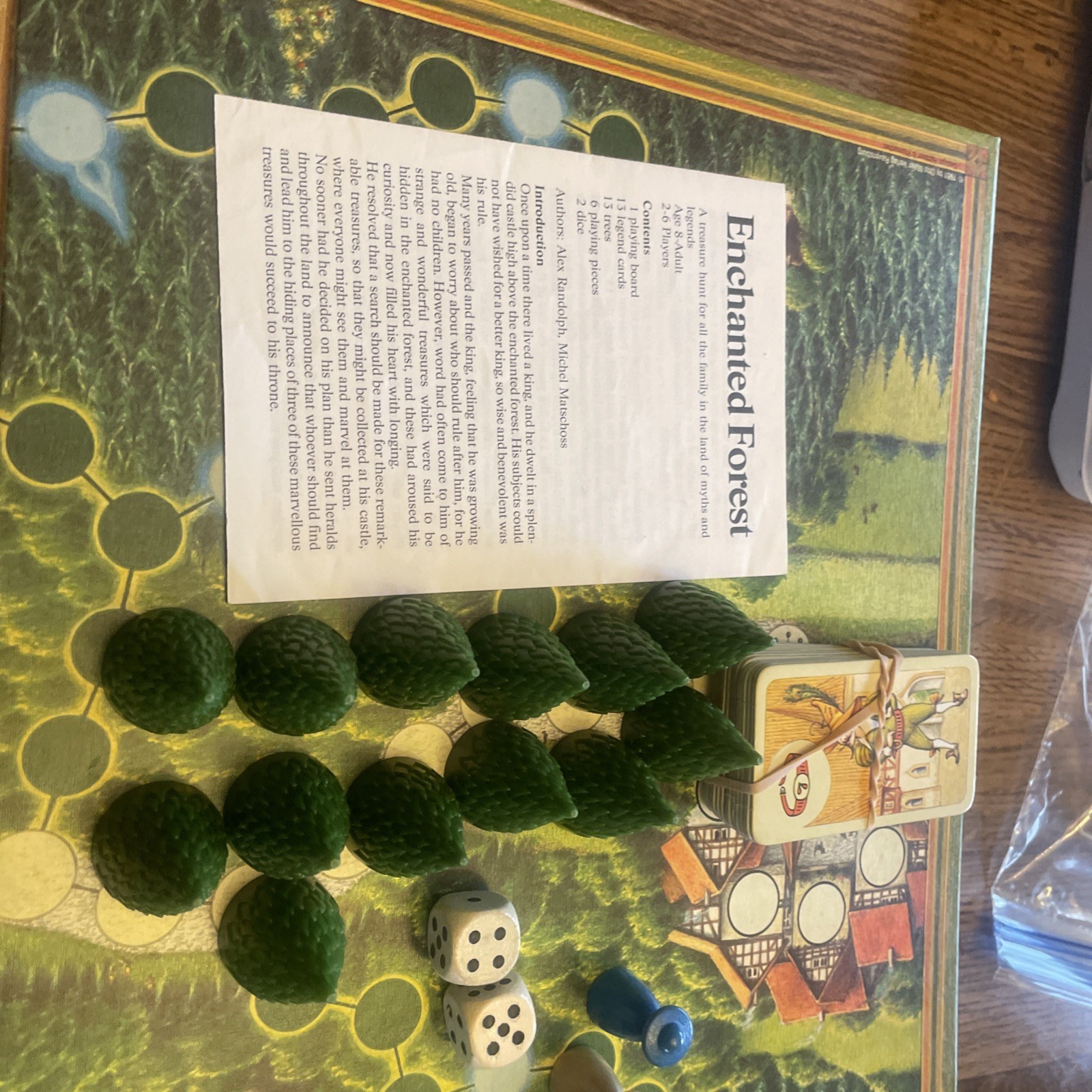 Enchanted Forest board game – 1982 – Made In West Germany First Edition COMPLETE