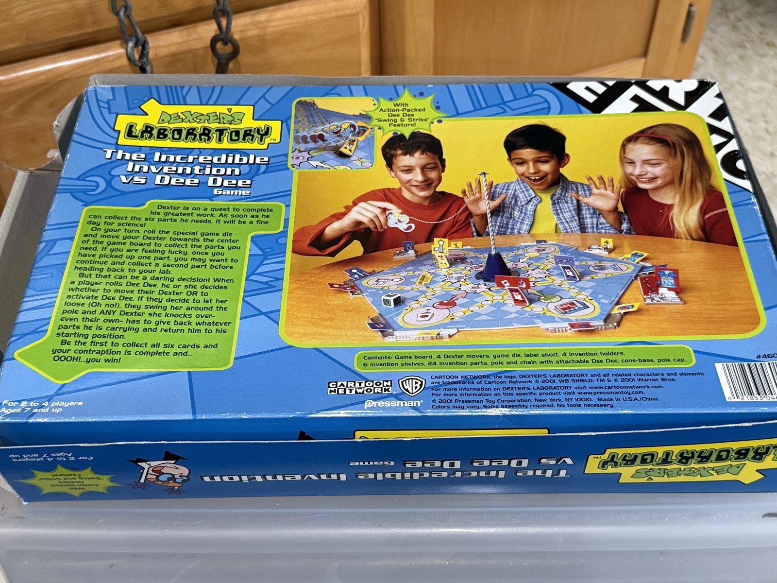 Cartoon Network Dexter’s Laboratory Incredible Invention Vs. Dee Dee Board Game