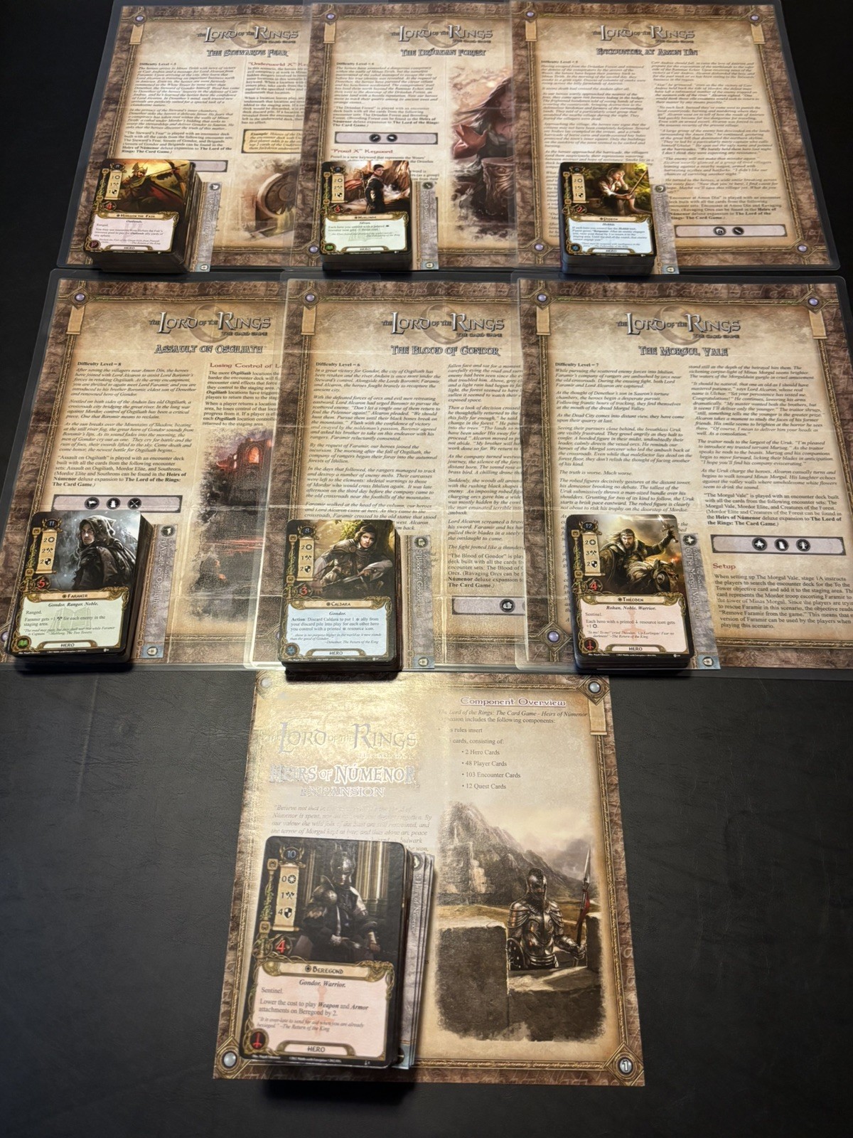 Lord of the Rings LCG – Complete Against the Shadow Cycle, Expansion + 6 APs