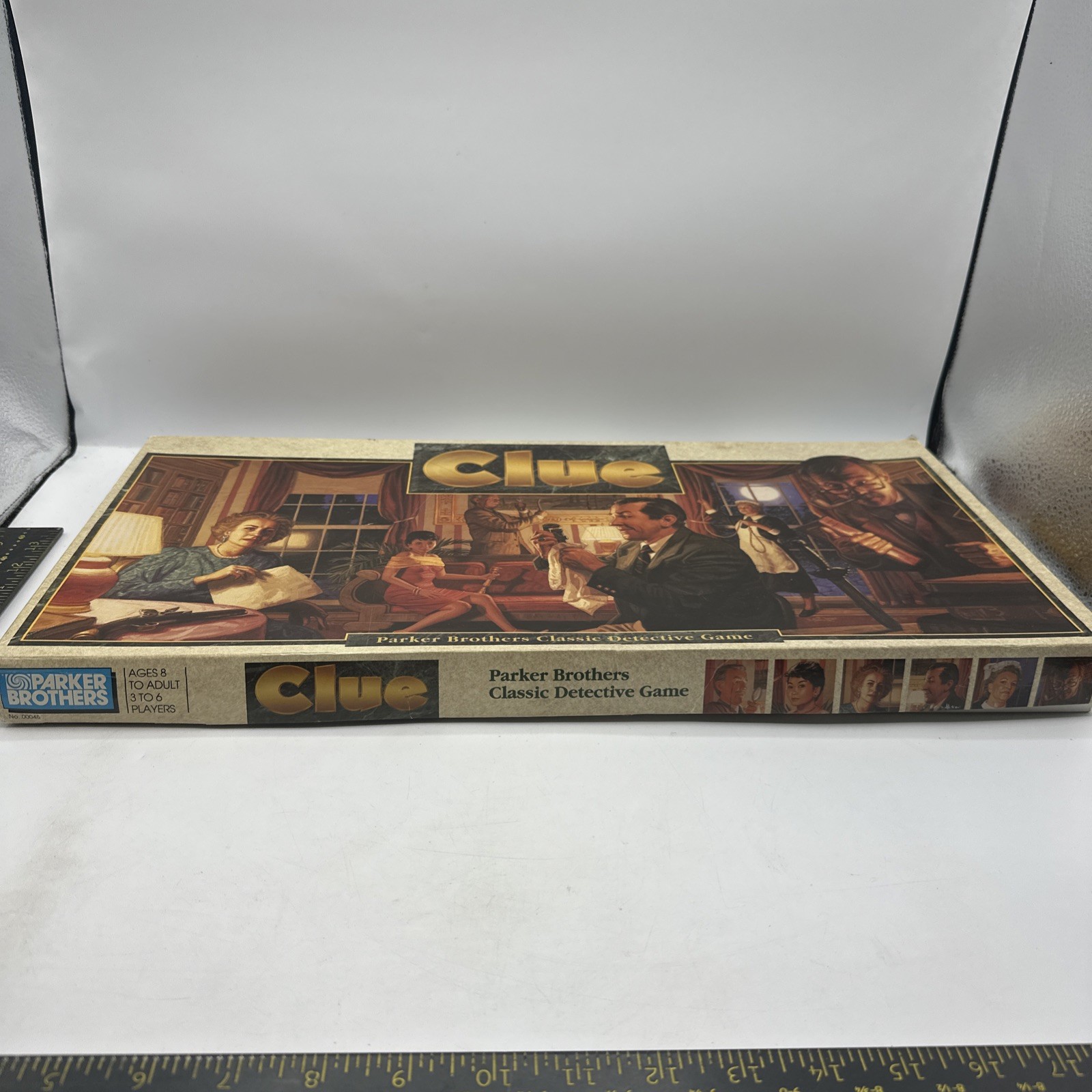 Vintage Clue Board Game 1992 Classic Detective Parker Brothers COMPLETE