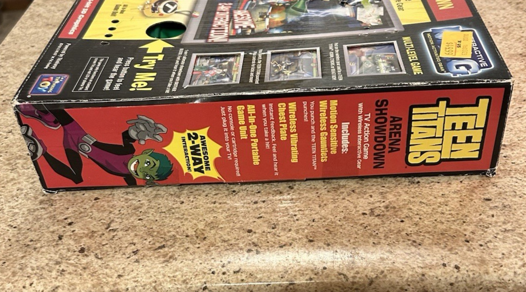 Extremely Rare Teen Titans Arena Showdown TV Action Game (Plug And Play Type)