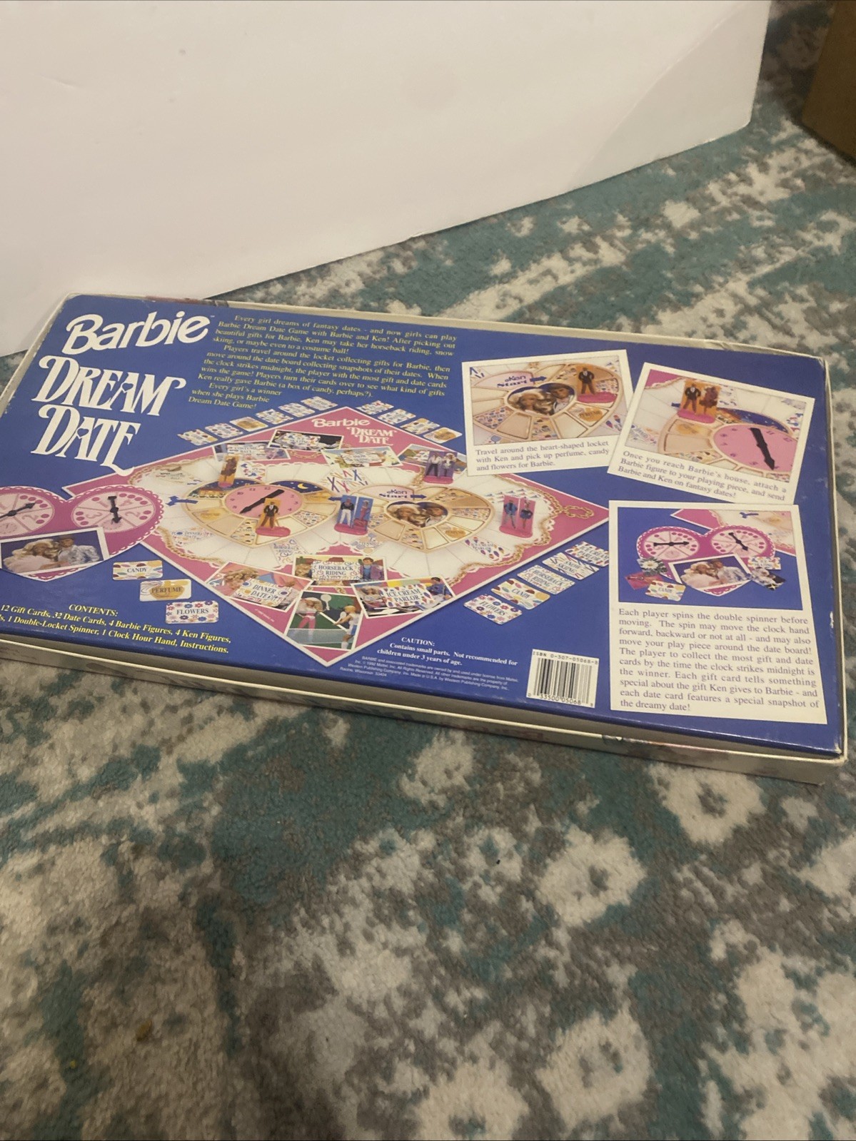 VINTAGE BOXED BARBIE DREAM DATE BOARD GAME 1992 GOLDEN MATTEL Has All Pieces