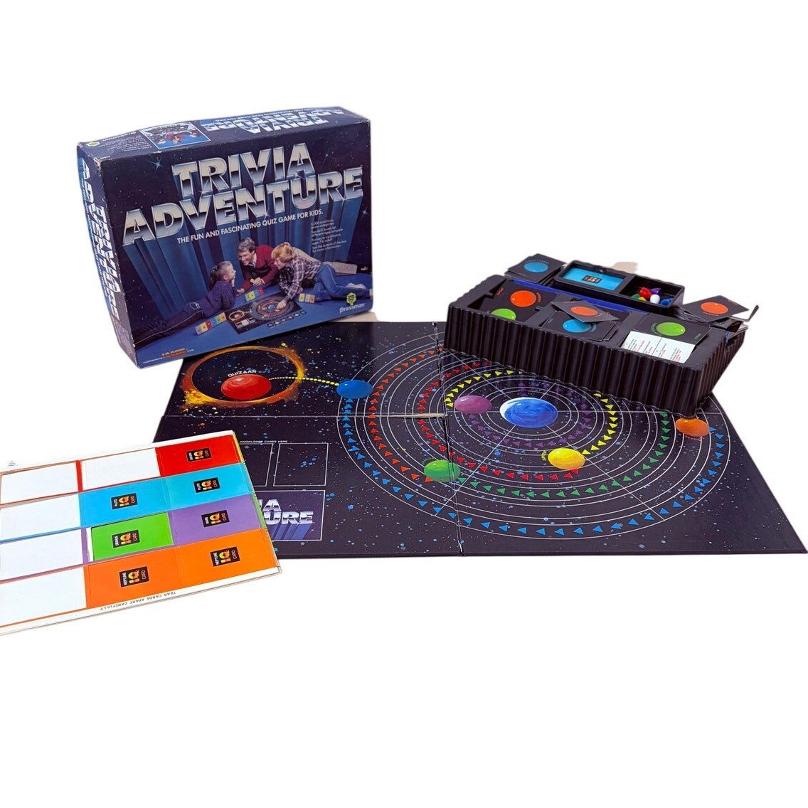 Pressman Trivia Adventure Board Game Complete