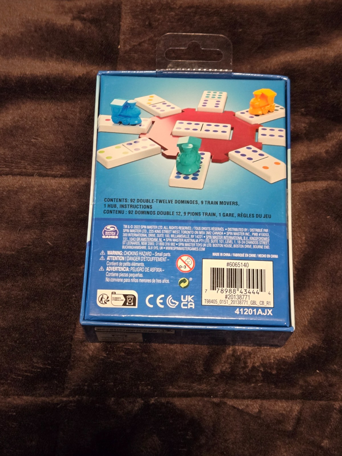 Spin Master Games Cardinal’s Mexican Train Dominoes Set -Pack & Go