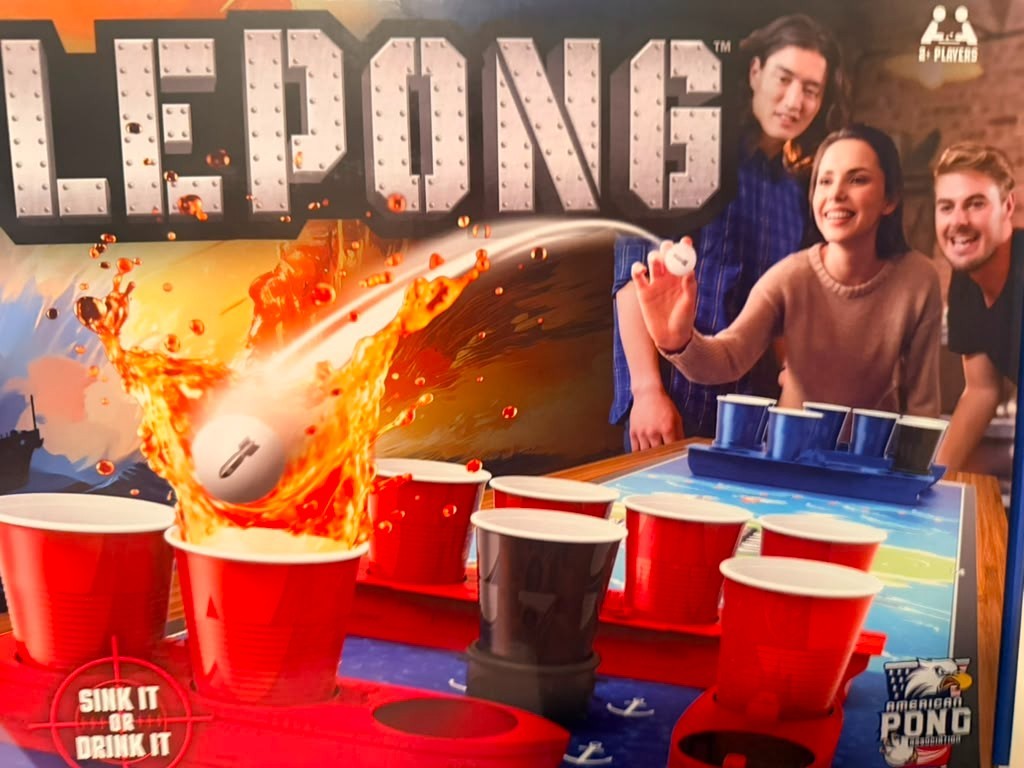 Battlepong USA 250th Edition Party Beer Game Sink It Drink It Tabletop 2 Players