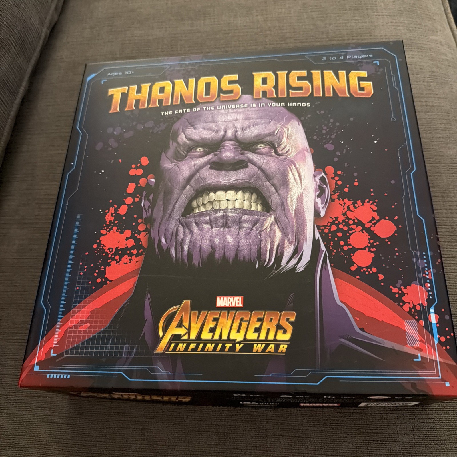 Thanos Rising Avengers Infinity War Board Game USAOpoly Complete Marvel