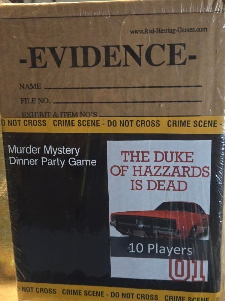 DUKES OF HAZZARDS IS DEAD-MURDER MYSTERY DINNER PARTY GAME 10 PLAYER RED HERRING
